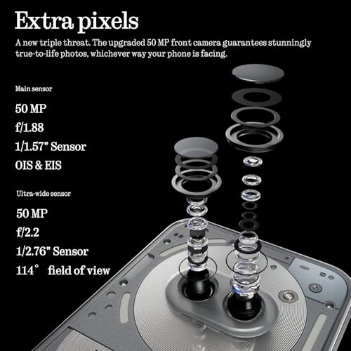 Nothing Phone  2a  Plus Smartphone  MTK 7350 Pro 50 MP Triple Camera  6 7 120 Hz AMOLED Display  5000mAh 50W Fast Charge NFC 12 GB 256 GB Black