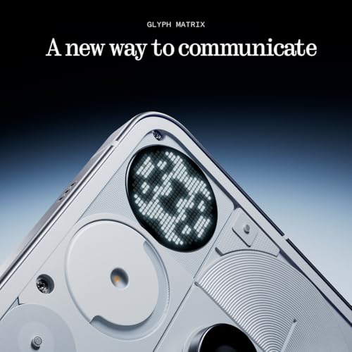 Nothing Teléfono (3) Teléfono celular, 2025 nuevos teléfonos 5G desbloqueados 256GB, Android 15, Snapdragon 8s Gen4, teléfonos móviles AI con cuatro cámaras de 50MP y pantalla AMOLED, 5150mAh