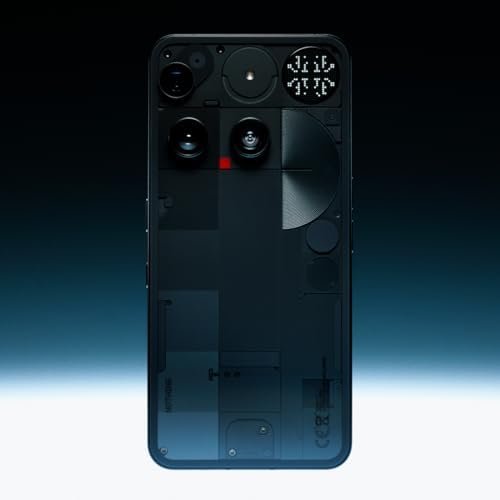 Nothing Phone  3  Cell Phone  5G Unlocked Phones 256GB  Android 15  Snapdragon 8s Gen4  AI Mobile Phones with Four 50MP Cameras & AMOLED Display  5150mAh  Glyph Interface  Smartphone Black
