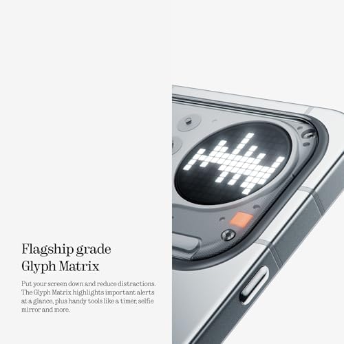 Nothing Phone  4a  Pro Cell Phone 2026 New  Unlocked Android 16 Smartphone  Triple Lens Camera  AI Photo Edits  6 83 144Hz AMOLED Display  5080mAh Battery  Dual SIM Glyph Matrix  Black  8 128GB    Phone