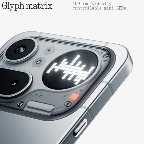 Nothing Phone  4a  Pro Cell Phone 2026 New  Unlocked Android 16 Smartphone  Triple Lens Camera  AI Photo Edits  6 83 144Hz AMOLED Display  5080mAh Battery  Dual SIM Glyph Matrix  Sliver  12 256GB    Phone