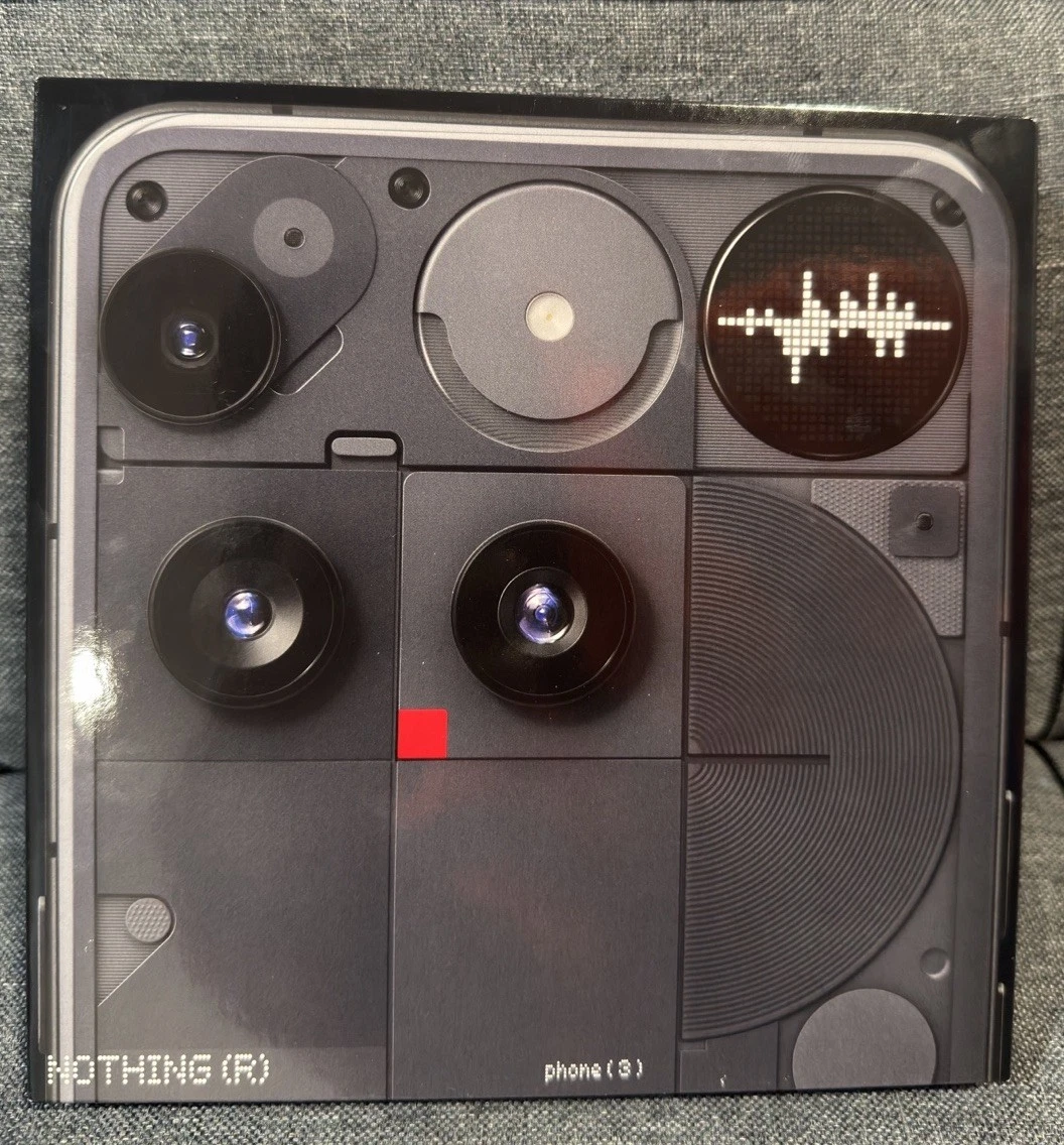 Nothing  R  Phone  3  Unlocked Smartphone 256 Black Brand New Sealed 