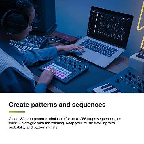 Novation Circuit Tracks  Groovebox sequencer with synth engines  MIDI control  and drum patterns for electronic music making