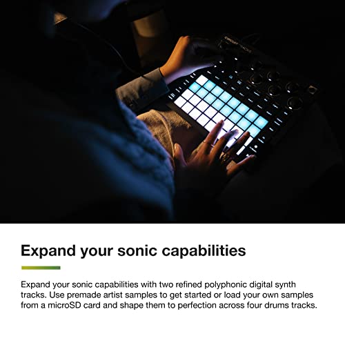 Novation Circuit Tracks  Groovebox sequencer with synth engines  MIDI control  and drum patterns for electronic music making
