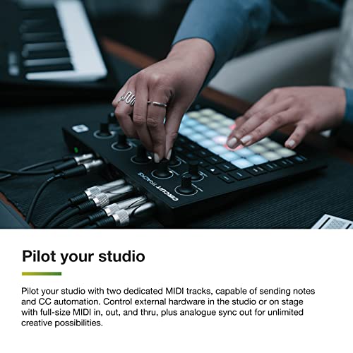 Novation Circuit Tracks  Groovebox sequencer with synth engines  MIDI control  and drum patterns for electronic music making