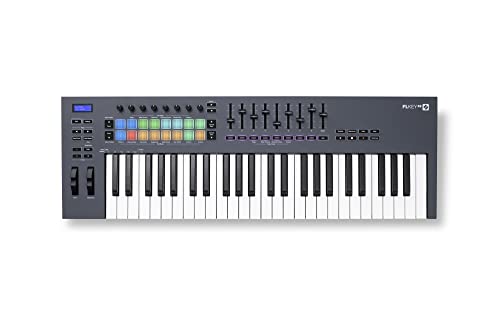 Novation Teclado MIDI FLkey 49 - Integración perfecta de FL Studio con modo acorde y modo de escala. Todo el software que necesita para la producción musical