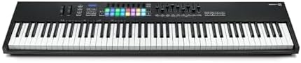 Novation Launchkey 61 MK4   61 key Semi Weighted  USB  MIDI Keyboard Controller with DAW Integration  Chord & Scale Modes  8 Drum Pads  & Arpeggiator   Includes Software Bundle for Music Production