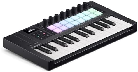 Novation Launchkey 61 MK4   61 key Semi Weighted  USB  MIDI Keyboard Controller with DAW Integration  Chord & Scale Modes  8 Drum Pads  & Arpeggiator   Includes Software Bundle for Music Production