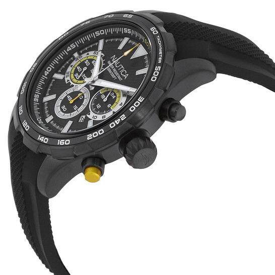 Nst Chronograph Quartz Black Dial Men s Watch