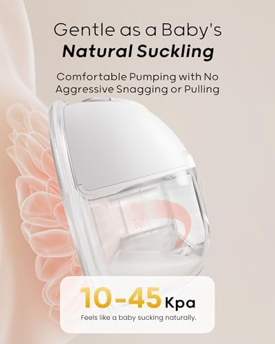 Nuliie Hands Free Breast Pump S32  Wearable Breastfeeding Pump 4 Modes 9 Levels with 18/21/24MM Flange  Electric Breast Pump Portable  Replaced Pumping Accessories Included  2 Packs  Purple 