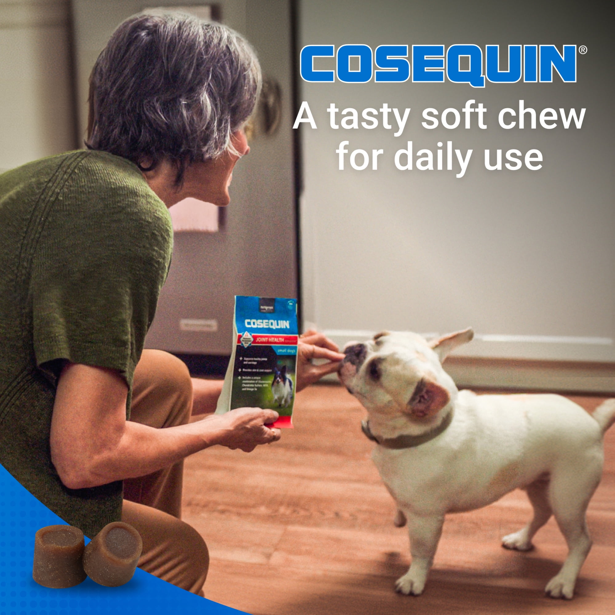 Nutramax Cosequin for Small Dogs  Joint Health Supplement  Soft Chews  45 Count