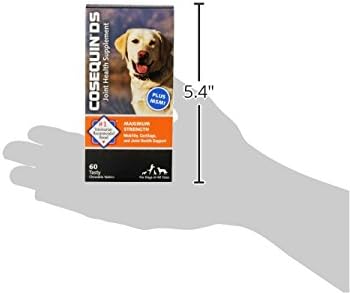 Nutramax Cosequin for Dogs Joint Health Supplement  Contains Glucosamine for Dogs  Plus Chondroitin and MSM  Supports Healthy Joints  Chewable Tablets  60 Count