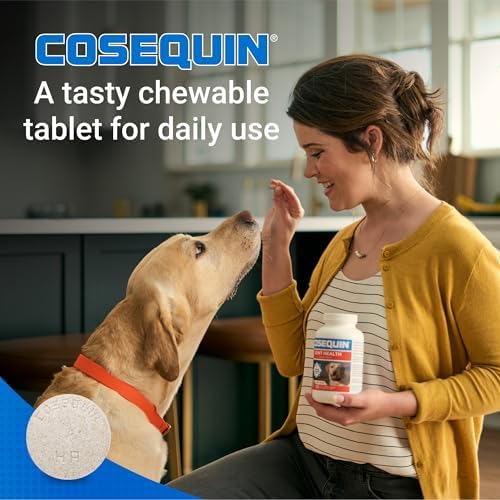 Nutramax Cosequin for Dogs Joint Health Supplement  Contains Glucosamine for Dogs  Plus Chondroitin  MSM and HA  Supports Healthy Joints  Chewable Tablets  75 Count