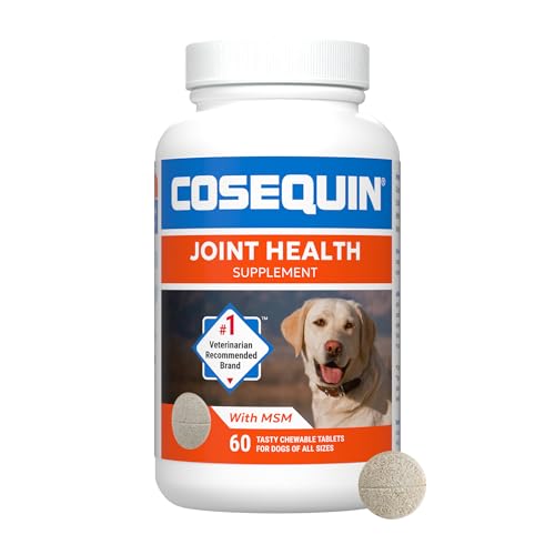 Nutramax Laboratories Cosequin Plus MSM Chewable Tablets  60 Count