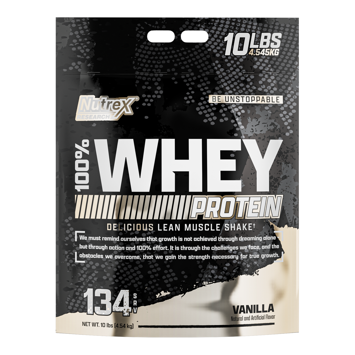 Nutrex 100  WHEY Protein Powder Bulk Size Whey Isolate Blend 128 Servings 10 LB