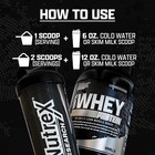 Nutrex 100  WHEY Protein Powder Bulk Size Whey Isolate Blend 128 Servings 10 LB