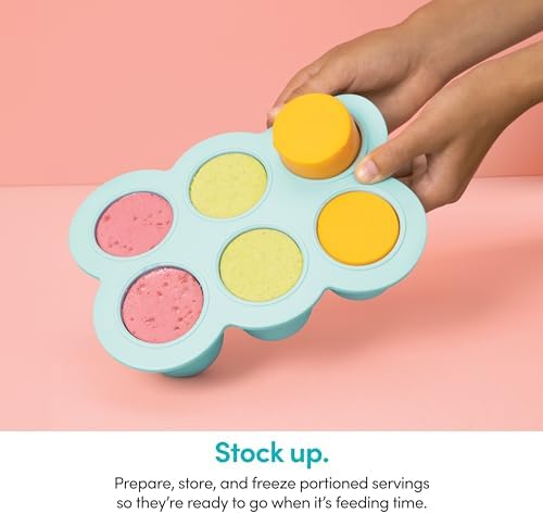 NutriBullet NBY 50100 Baby Complete Food Making System  32 Oz  White  Blue  Clear