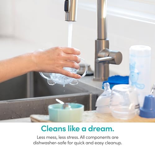 NutriBullet NBY 50100 Baby Complete Food Making System  32 Oz  White  Blue  Clear