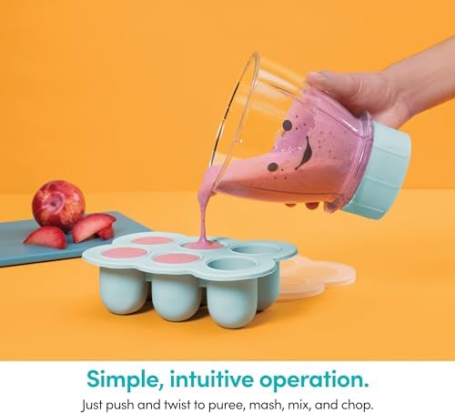 NutriBullet NBY 50100 Baby Complete Food Making System  32 Oz  White  Blue  Clear