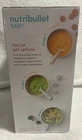 NutriBullet NBY 50100 Baby Complete Food Making System  White  Blue Clear New