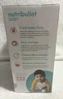 NutriBullet NBY 50100 Baby Complete Food Making System  White  Blue Clear New