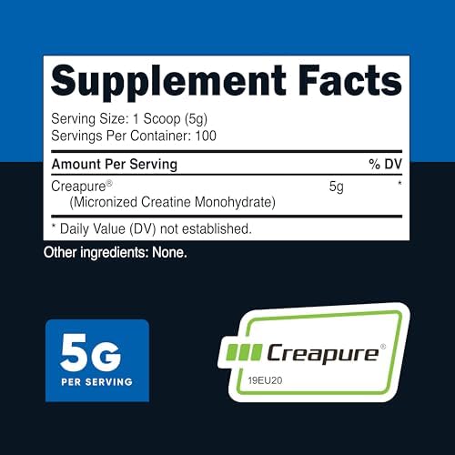 Nutricost Creapure  Creatine Monohydrate 500 Grams