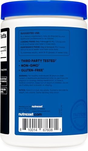 Nutricost Creapure  Creatine Monohydrate 500 Grams