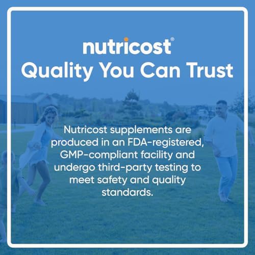 Nutricost Glutathione Capsules 500mg  240 Capsules   Gluten Free  Non GMO