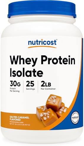 Nutricost Isolate Whey Protein Powder  Vanilla  5 pounds  Pack of 2
