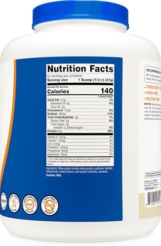 Nutricost Isolate Whey Protein Powder  Vanilla  5 pounds  Pack of 2