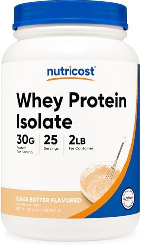 Nutricost Isolate Whey Protein Powder  Vanilla  5 pounds  Pack of 2