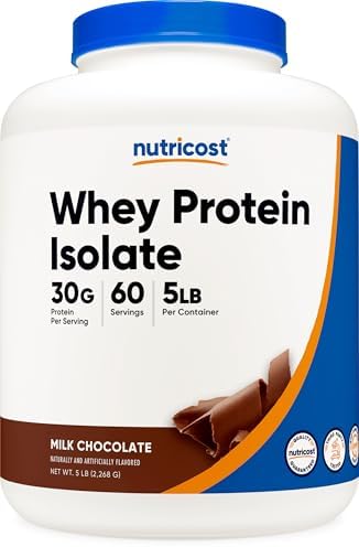 Nutricost Isolate Whey Protein Powder  Vanilla  5 pounds  Pack of 2