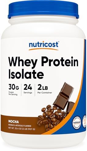 Nutricost Isolate Whey Protein Powder  Vanilla  5 pounds  Pack of 2