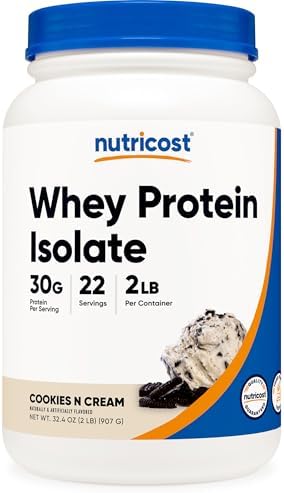 Nutricost Isolate Whey Protein Powder  Vanilla  5 pounds  Pack of 2