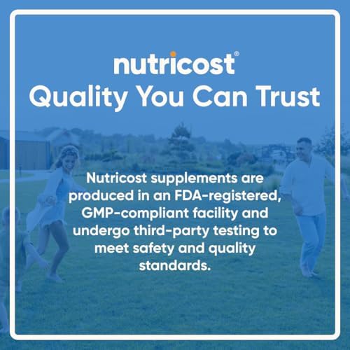 Nutricost Magnesium Glycinate Capsules  180 Capsules  210 mg Per Serving    Magnesium Glycinate Supplement for Gentle Absorption