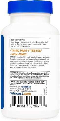 Nutricost Multivitamin with Probiotics 120 Vegetarian Capsules   Packed with Vitamins & Minerals