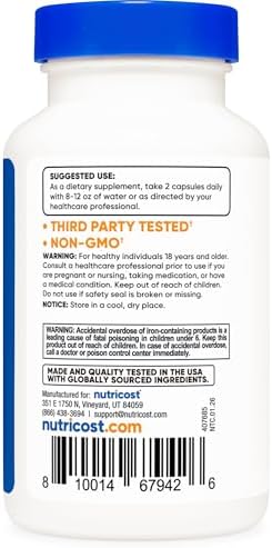 Nutricost Multivitamin with Probiotics 120 Vegetarian Capsules   Packed with Vitamins & Minerals