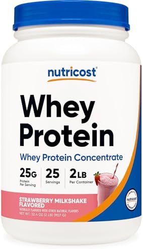 Nutricost Whey Protein Powder  Vanilla  5 pounds   Whey Protein Concentrate