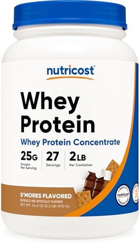 Nutricost Whey Protein Powder  Vanilla  5 pounds   Whey Protein Concentrate