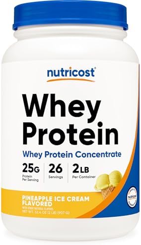 Nutricost Whey Protein Powder  Vanilla  5 pounds   Whey Protein Concentrate