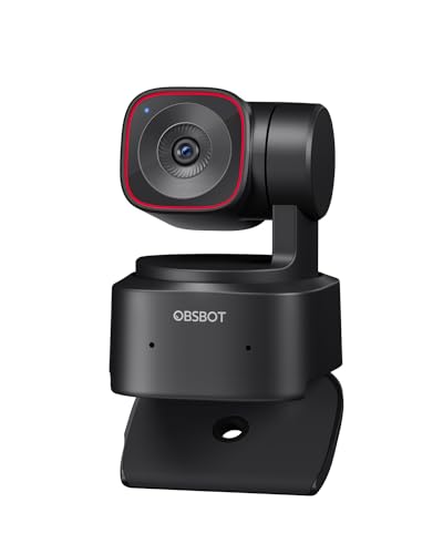 OBSBOT Tiny 2 Lite 4K Webcam for PC  AI Tracking PTZ Streaming Camera with 1/2 Sensor  Gesture Control  60 FPS  HDR  Microphones  Web Camera for Desktop Computer  Laptop  Meeting  Video Calls  etc 