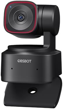 OBSBOT Tiny 2 Lite 4K Webcam for PC  AI Tracking PTZ Streaming Camera with 1/2 Sensor  Gesture Control  60 FPS  HDR  Microphones  Web Camera for Desktop Computer  Laptop  Meeting  Video Calls  etc 