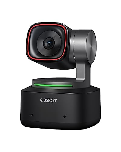 OBSBOT Tiny 2 Webcam 4K Voice Control PTZ  AI Tracking Multi Mode & Auto Focus  Web Camera with 1/1 5 Sensor  Gesture Control  60 FPS  HDR Light Correction  Webcam for PC  Streaming  Meeting  etc 