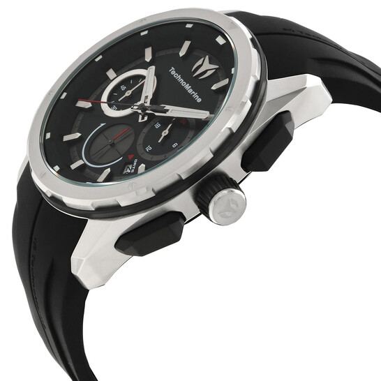 OCEAN Chronograph GMT Quartz Black Dial Men s Watch