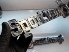 OEM 70s   80s CHEVY Truck Sport Van 10 Emblem Badge 363583 Metal Chrome B32 72