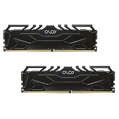 OLOy DDR4 RAM 16GB  2x8GB  Black Owl 2666 MHz CL19 1 2V 288 Pin Desktop UDIMM  MD4U082619BJDA