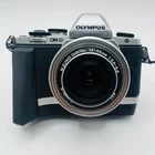 OLYMPUS Mirrorless Camera OM D E M10 with ED 14 42mm F3 5 5 6 EZ Lens Kit Silver