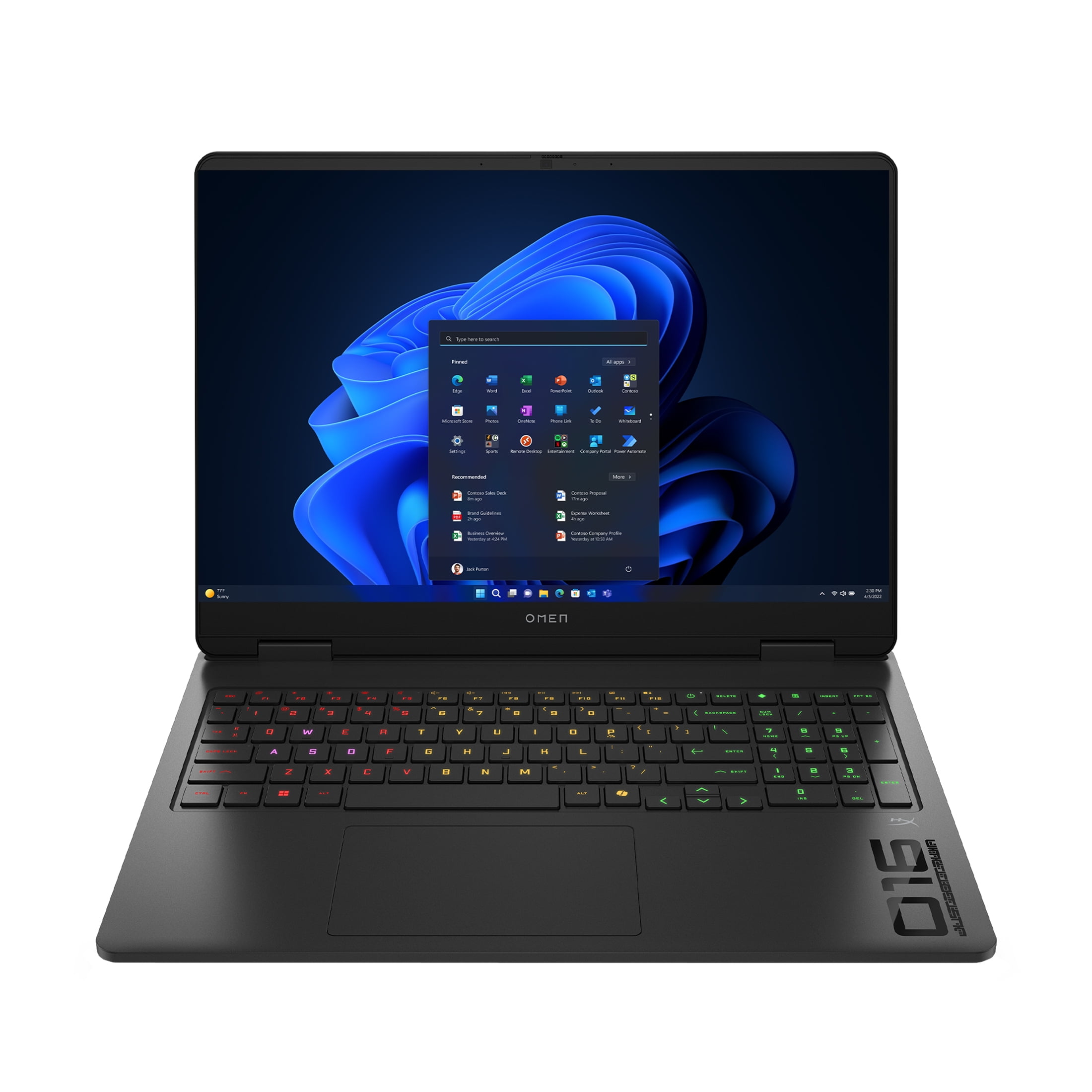 OMEN 16" 2K 165Hz Windows Slim Gaming Laptop Intel Core Ultra 5 225H Nvidia RTX 5050 16GB RAM 1TB SSD Sombra Negro