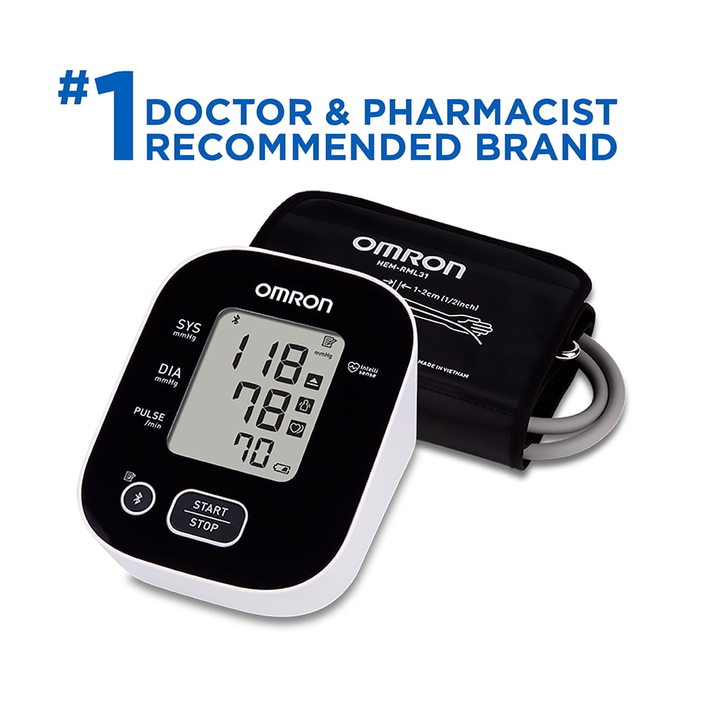 OMRON 3 Series Wireless Upper Arm Blood Pressure Monitor with Arm Cuff