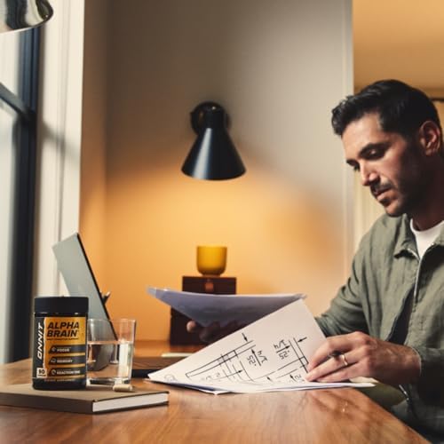 ONNIT Alpha Brain Nootropic Brain Supplement for Focus  Memory  Mental Clarity  Cognitive Support with L Theanine and Vitamin B6  90 Count Capsules